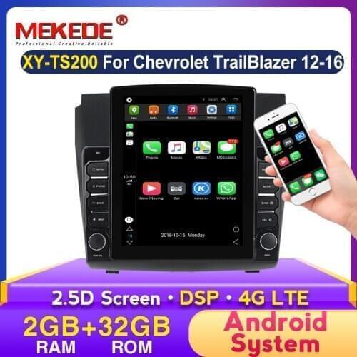 MEKEDE Car radio For Isuzu D-Max DMAX For Chevrolet TrailBlazer 2 2012-2016 S-10 S10 Colorado Tesla GPS Navigation WIFI 4G NET