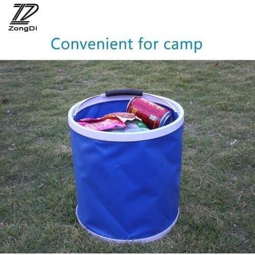 ZD 1X Car Collapsible bucket 20L Multifunction bucket For VW polo passat golf Opel astra h insignia Citroen c4 c5 c3 accessories