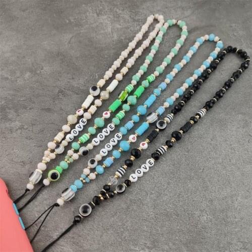 Bohemia Pearl Phone Holder Grip for Xiaomi/Huawei/Samsung Universal Wrist Straps Lanyards for Keys Multi-function