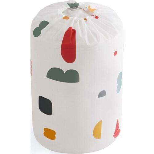 Household Cylinder Moisture-proof Quilt Drawstring Bag Quilt Storage Bag Household cabinet finishing bag
