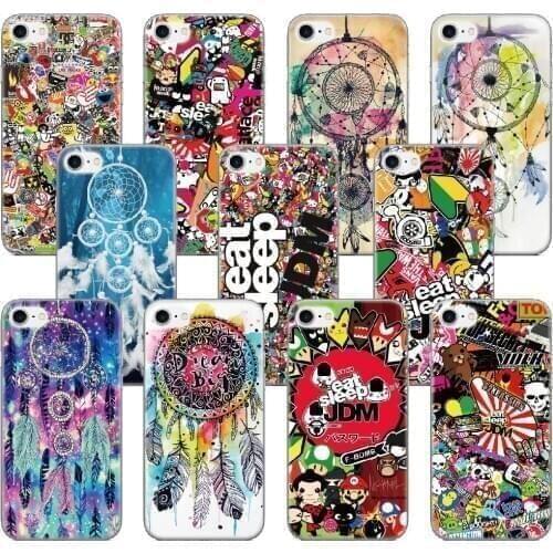 Dream Catcher JDM Sticker Phone Case For Vodafone Smart V11 V10 N10 V8 X9 N8 N9 Lite C9 E8 E9 Prime 6 7 Back Protective Cover
