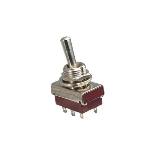 DPDT KN32 5A 250V 6Pins ON-ON 2Positions mount hole 12MM Toggle switch
