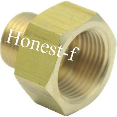 Brass BSP Pipe 3/4" Female x 1/2" Male BSPP Adapter Fuel Gas Air