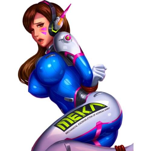 Hot Sexy Anime Female superhero Removable colored car stickers for volkswagen bmw e46 bmw e90 passat b6 car sticker automobile car accessories