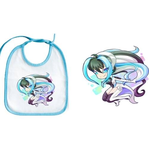 MERCHANDMANIA bib edge COLOR GAMER New Generation Pink blue consoles baby boy girl soft polyester infant gift