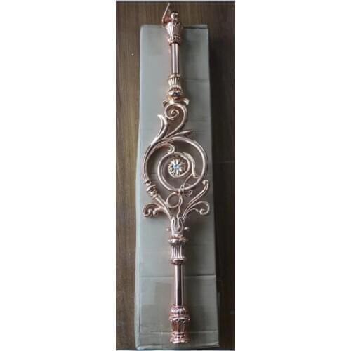 Freeshipping Al-Mg alloy column Floor Mount Newel Post