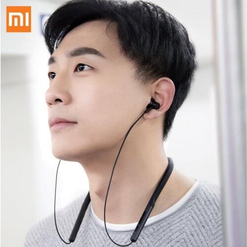 Xiaomi Bluetooth Neckband Headphones Earphones wireless Sport earbuds mic music Magnetic stylish fashion phone Collar Headset