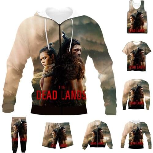 New Funny 3D Full Print Tv The Dead Lands T-shirt/Sweatshirt/Zip Hoodies/Thin Jacket/Pants Four Seasons Casual Suit V49