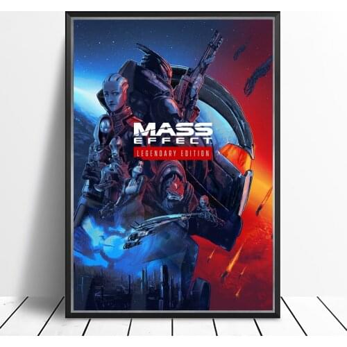 Mass Effect Legendary Edition Video Game Canvas Poster Home Wall Painting Decoration (No Frame)