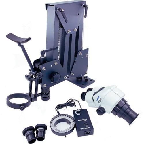 Jewelry Optical Tools Super Clear Microscope without Magnifier Stand Diamond Setting Includes LED Light Source