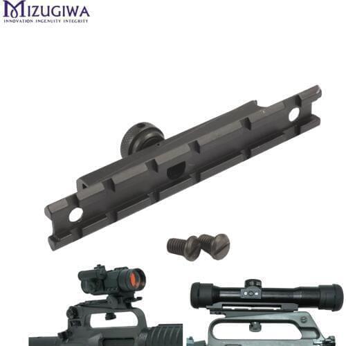 Flat Top Rail Weaver Mount 20mm Scope Base AR Length 132mm For M4 M16 Carry Handle Hunting Accessories Caza