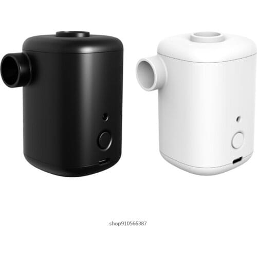 Free Shipping Portable Mini Electric Air Pump USB Rechargeable 4 Nozzles Inflator Deflator ju10 21 Wholesales