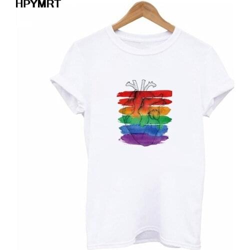 New Summer T-shirt Women Clothes heart Printed Short Sleeve Tshirt Female Top Casual Tee Fashion Harajuku Graphics T shirt Tops