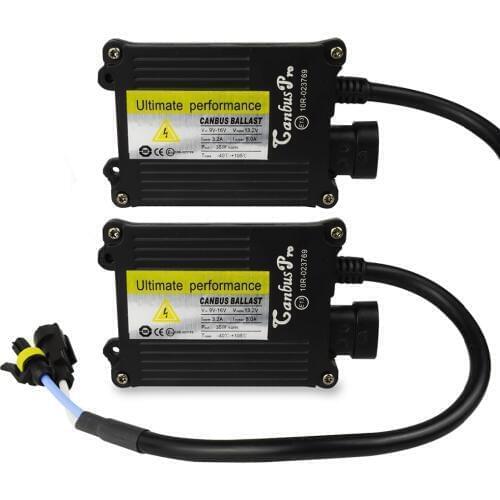 2pcs AC Pro Canbus Ballast 35W Error Free Canbus Hid Ballast 35w For H4 H7 Canbus Xenon HID Kit H1 H3 H11 9005 9006 AC 12V