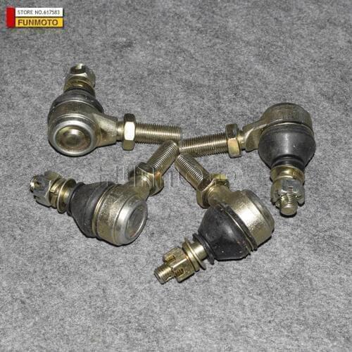 4 pieces steering tie rod end /ball joint for XT650GK/KINROAD 650 BUGGY Reverse thread