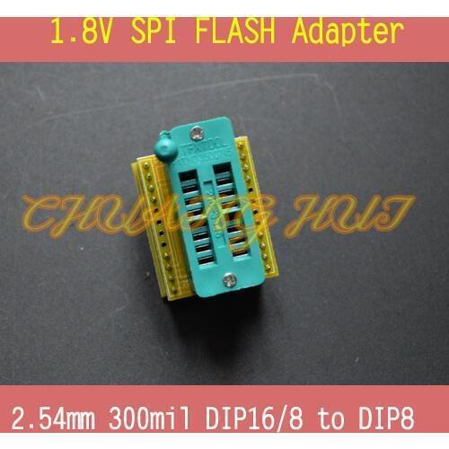 1.8V adapter for Iphone or motherboard 1.8V SPI Flash SOP8 DIP8 W25 MX25 can use on programmers such as TL866CS TL866A