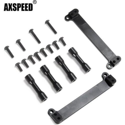 AXSPEED RC Car Shell Body Lift Kit Metal Special Mount for TF2 1/10 RC Crawler Car Upgraded Parts
