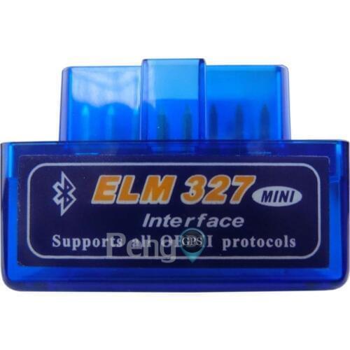 Bluetooth Interface OBD 2 Elm-327 OBDII Auto Diagnostic Tool Scanner ELM 327 Works ON Android Torque/PC v 2.1 BT adapter