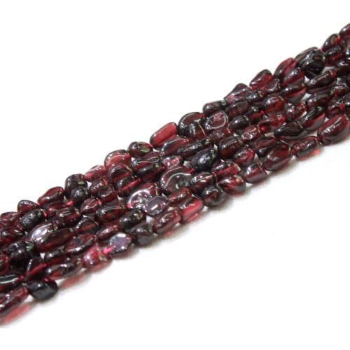 Wholesale Natural lirregular Shape Dark Red Garnet Stone 4-6mm Beads For Jewelry Making DIY Bracelet Necklace 15'' 55PCS