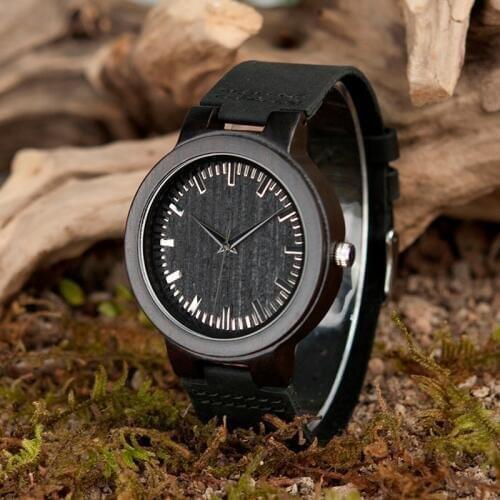 BOBO BIRD Wooden Watch for Men Women Quartz Watch Leather Strap Male Relogio as Gifts Timepieces C-C27 DROP SHIPPING