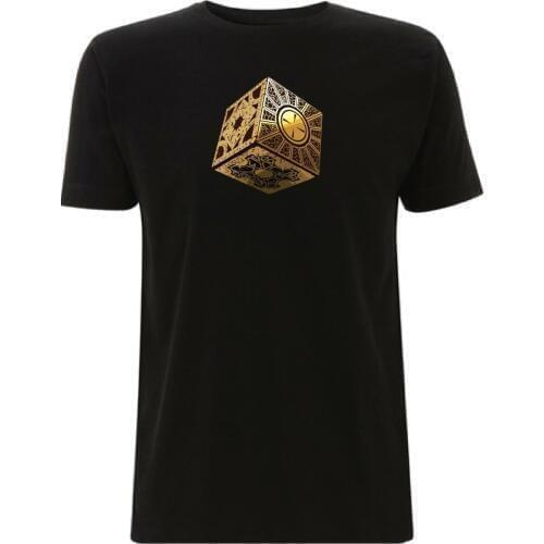 Hellraiser Puzzle Box T Shirt Cenobite Pinhead Horror Movie Tshirt Cubemen 2019 Brand Clothing Tees Casual Male Best Tee Shirt