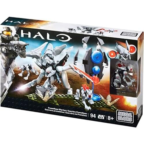 Mega Bloks Construx Halo Promethean Warriors -94 pcs/pzs -8 years old Children Toys Festival Gift Small building blocks