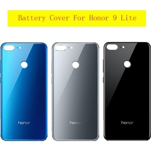 AAA Quality Battery Cover For honor 9 lite Back Battery Cover + Rear Housing Door Case For honor 9 lite Battery Case