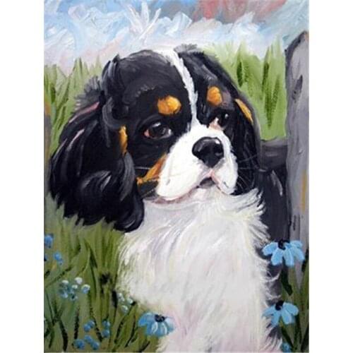 Love.Thanks Animal Diamond Mosaic Dog Diamond Embroidery Kit Cross Stitch Diamond Painting Kits Full Drill