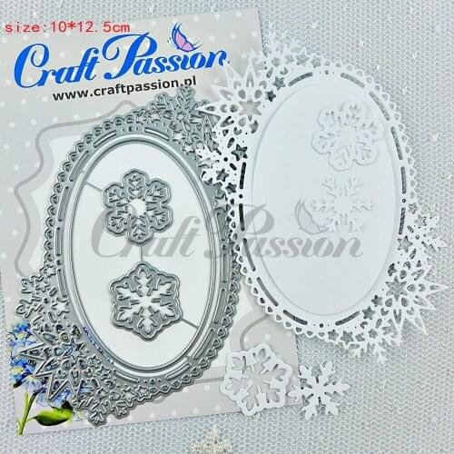 Sirius Snow Mirror Metal Cutting Dies and Stencil Template for DIY Scrapbooking Photo Album Embossing Decorative Cards