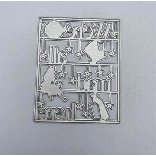 Metal cutting dies Pretty girl stars DIY Scrapbooking Embossing Paper Cards Making Crafts New 2020 Die