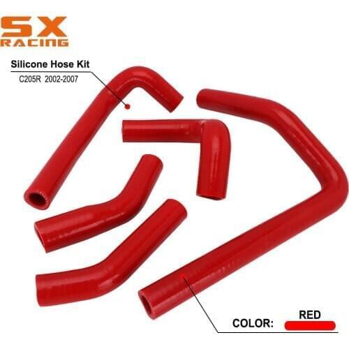 Motorcycle Silicone Radiator Hose Coolant Tube Water pipe For Honda CR250R CR 250R 250 R 2002-2007 Off Road Rubber