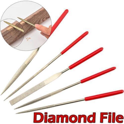 Mini File Set 5pcs/set Wood Rasp Files Needle Carving Tools Metal Filing Tool Woodworking DIY Folder Hobby Hand Tool
