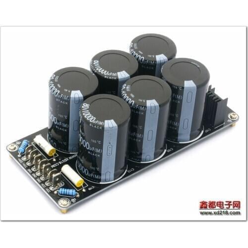 Latest Nobsound Hi-End 6*10000uF/80V Amplifier Power Supply HiFi Regulator Board PSU