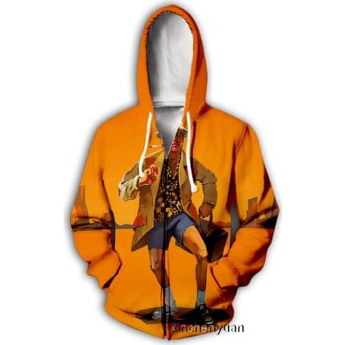 Fear and Loathing in Las Vegas 3D Print Causal Clothing New Fashion Zipper Hoodies Plus size S-7XL harajuku man hoodies