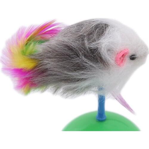 Durable Pet Cat Toys Favorite Fur Mouse Tumbler Plastic Toys Balls For Cats Dogs Play Speelgoed Kat Interactive Toys