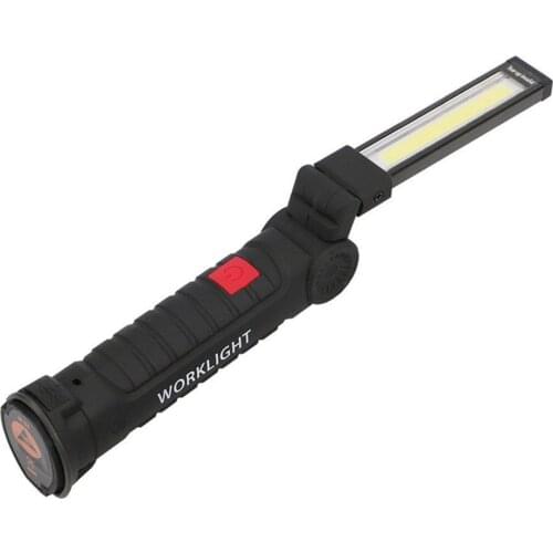 Spot LED Rechargeable Magnetic COB Torch Handheld Inspection Lamp Cordless Worklight Tool M8617