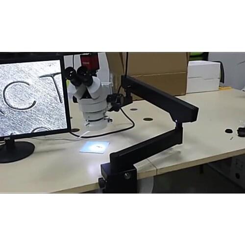 High Quality 3.5X-90X Stl5 Stand With Blue 16Mp Camera Ring Light Long Working Distance Trinocular Stereo Zoom Microscope