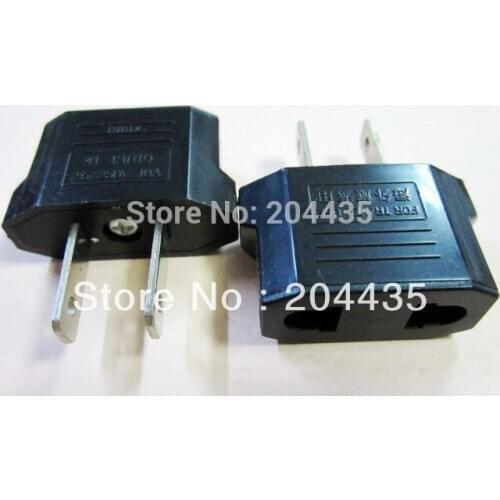 5YOA Universal Travel Power Plug Adapter EU EURO to US Adaptor Converter AC Power Plug Adaptor Connector