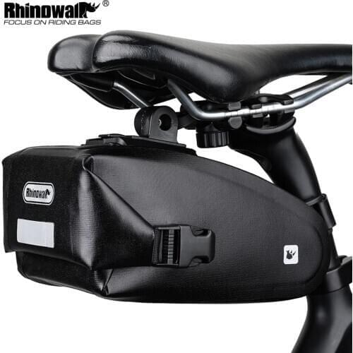 Rhinowalk Full Rainproof Bicycle Saddle Bag MTB Large Capacity Cycling Rear Seatpost Shockproof Bike Bag Bicycle Accessories