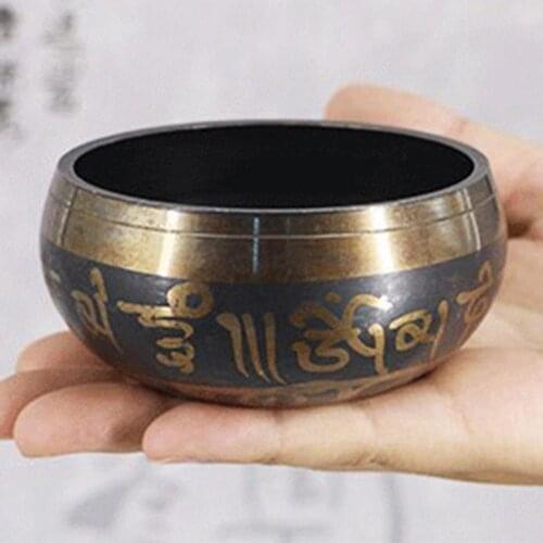 Yoga Meditation Therapy Tibetan Relaxation Heal Singing Bowl Wood Stick