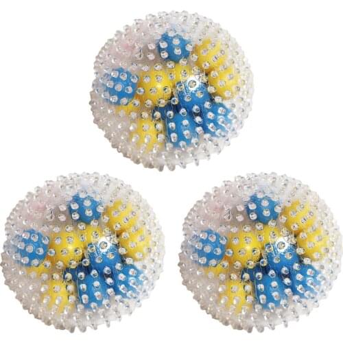 1/2/3PC Bead Ball Vent Decompression Burr Flower Seven Colored Burr Ball Vent Ball Toys Squeeze Toys For Kids Adults Squishy Toy