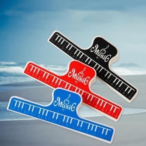 1Pc Music Score Fixed Clips Spring Clip Colorful Multi-functional Plastic Music Score Fixed Clips for Guitar Player