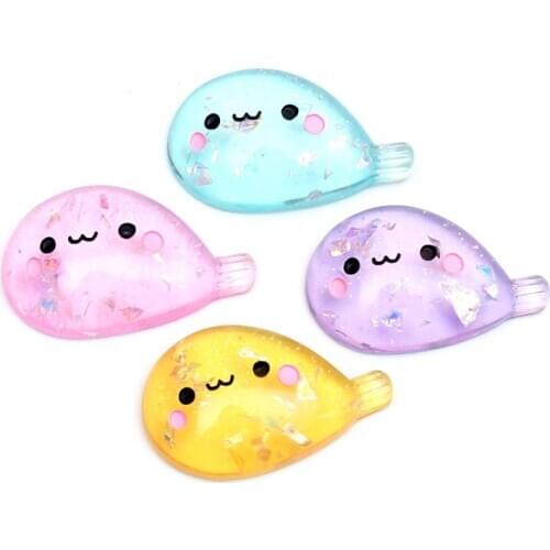 20PCS Resin Cabochon 31X20mm Mixed SealDecoration Crafts Flatback Embellishments For Scrapbooking DIY Accessories