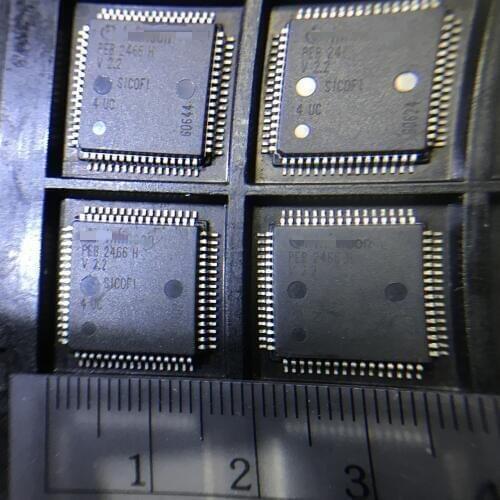 3PCS PEB2466HV2.2 PEB2466 PCM CODEC, Quad, 64 Pin, Plastic, QFP new good quality