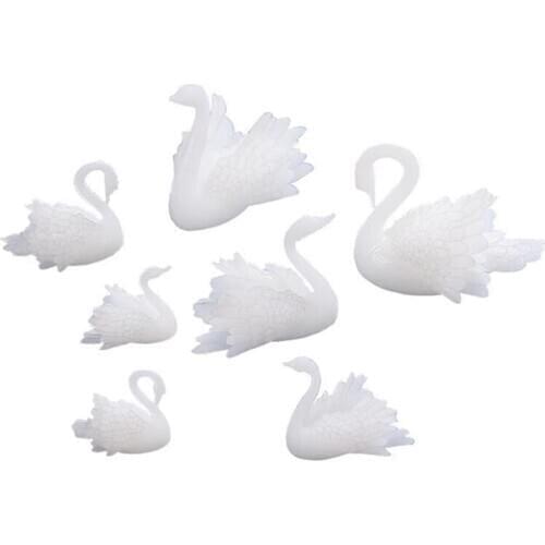 3D Swan Jewelry UV Resin DIY Craft Resin Jewelry Transparent Paper Filler Material