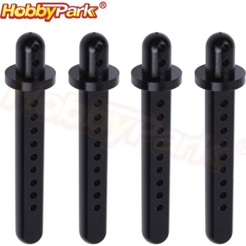 4PCS Metal Aluminum Body Shell Post Holder for 1/10 RC Crawler Car Axial SCX10 II 90046 90047 90059 90060 Upgrade Parts Column
