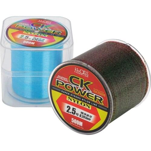 500m Fluorocarbon Invisible Spoted Fishing Line Bionic Monofilament Fish Line Camouflage Nylon Speckle Carp Thread Line