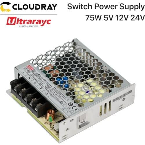 Ultrarayc Switch Power Supply 75W 5V 12V 24V Controller Power Board for Cnc Router Laser Engraving and Marking Machine