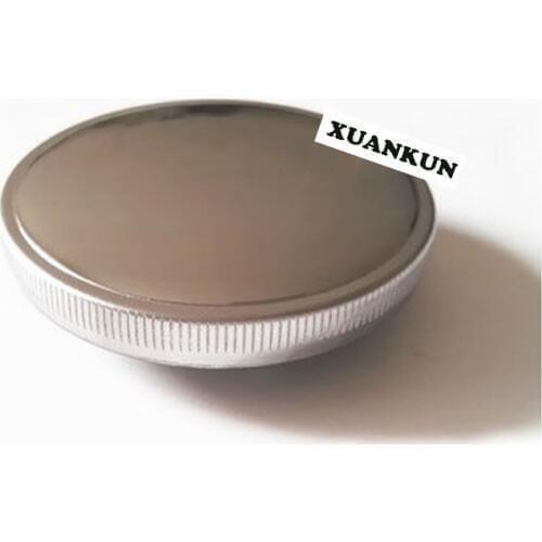 CG125 JH70 Motorcycle Retro Retrofit Fuel Tank Cap Slim Unlocked Fuel Tank Cap Round Stainless Steel