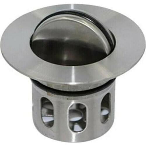 Bounce Drain Filter Drain Plug Washbasin Stainless Steel Sink Drain Up Drain Stopper Bathroom Accessory Bounce Drain Filter